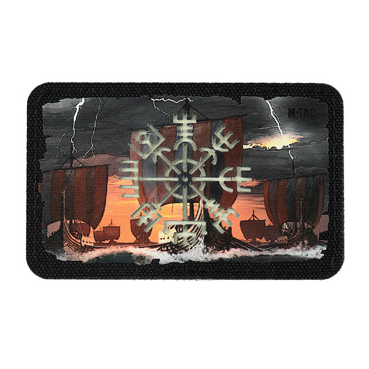 Patch Vegvisir/Drakkar (80x50mm)