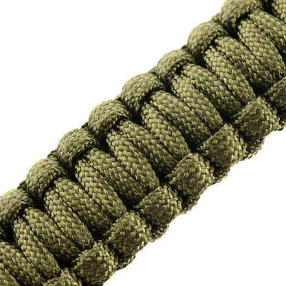 M-Tac paracord bracelet with spark cutter, compass and whistle
