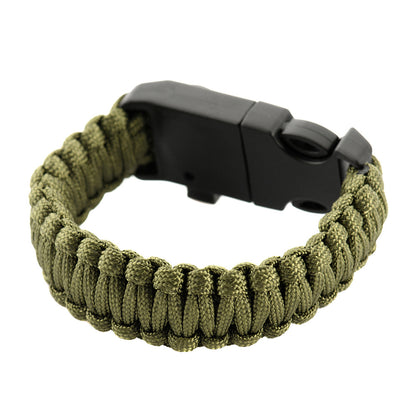M-Tac paracord bracelet with spark cutter, compass and whistle
