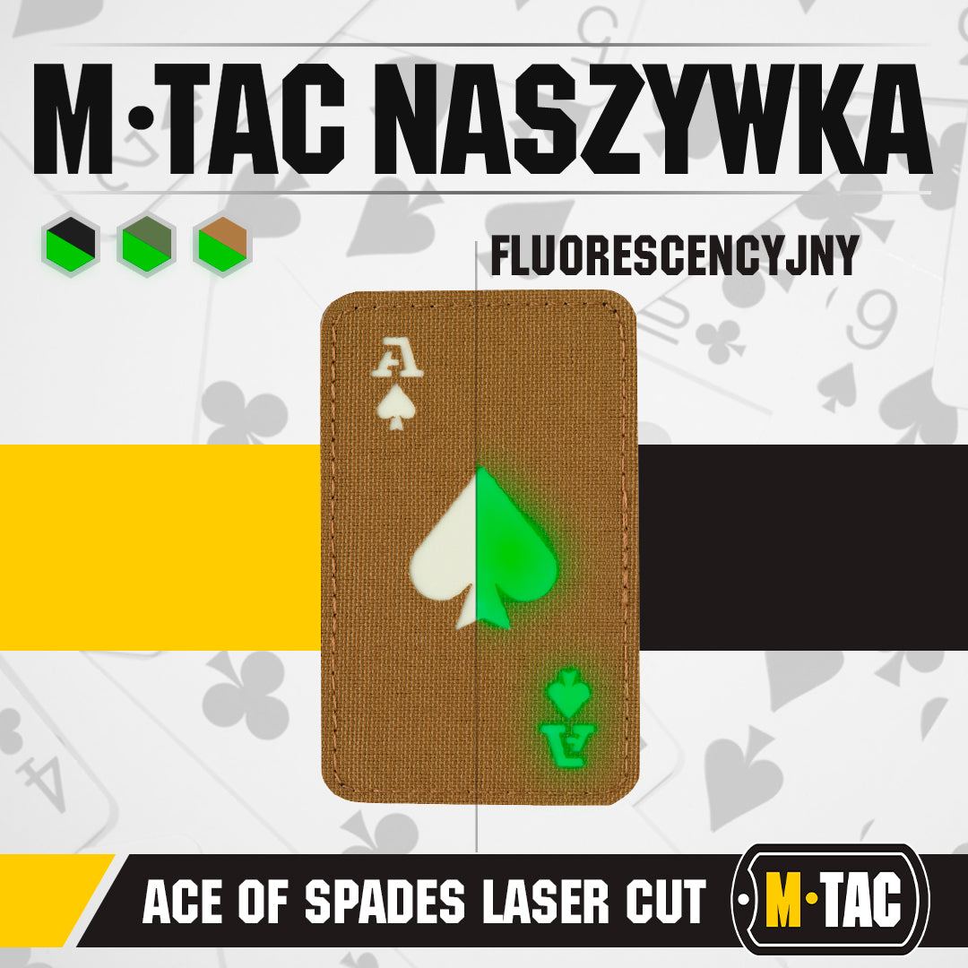Patch Ace of Spades Laser Cut
