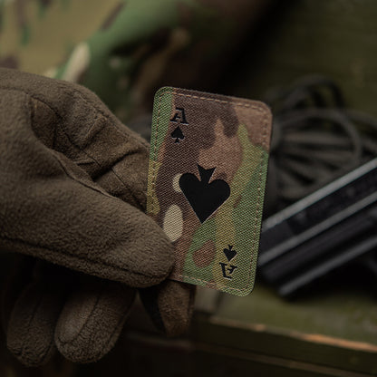 Patch Ace of Spades Laser Cut
