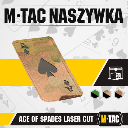 Patch Ace of Spades Laser Cut