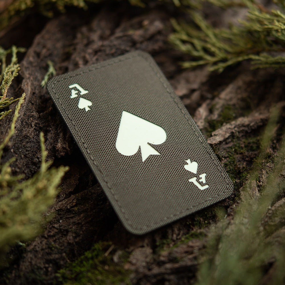 Patch Ace of Spades Laser Cut