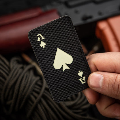 Patch Ace of Spades Laser Cut
