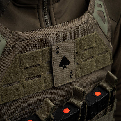 Patch Ace of Spades Laser Cut