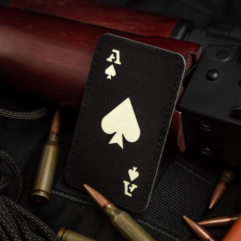 Patch Ace of Spades Laser Cut