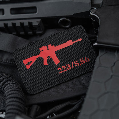 Patch AR-15 223/5,56 Laser Cut