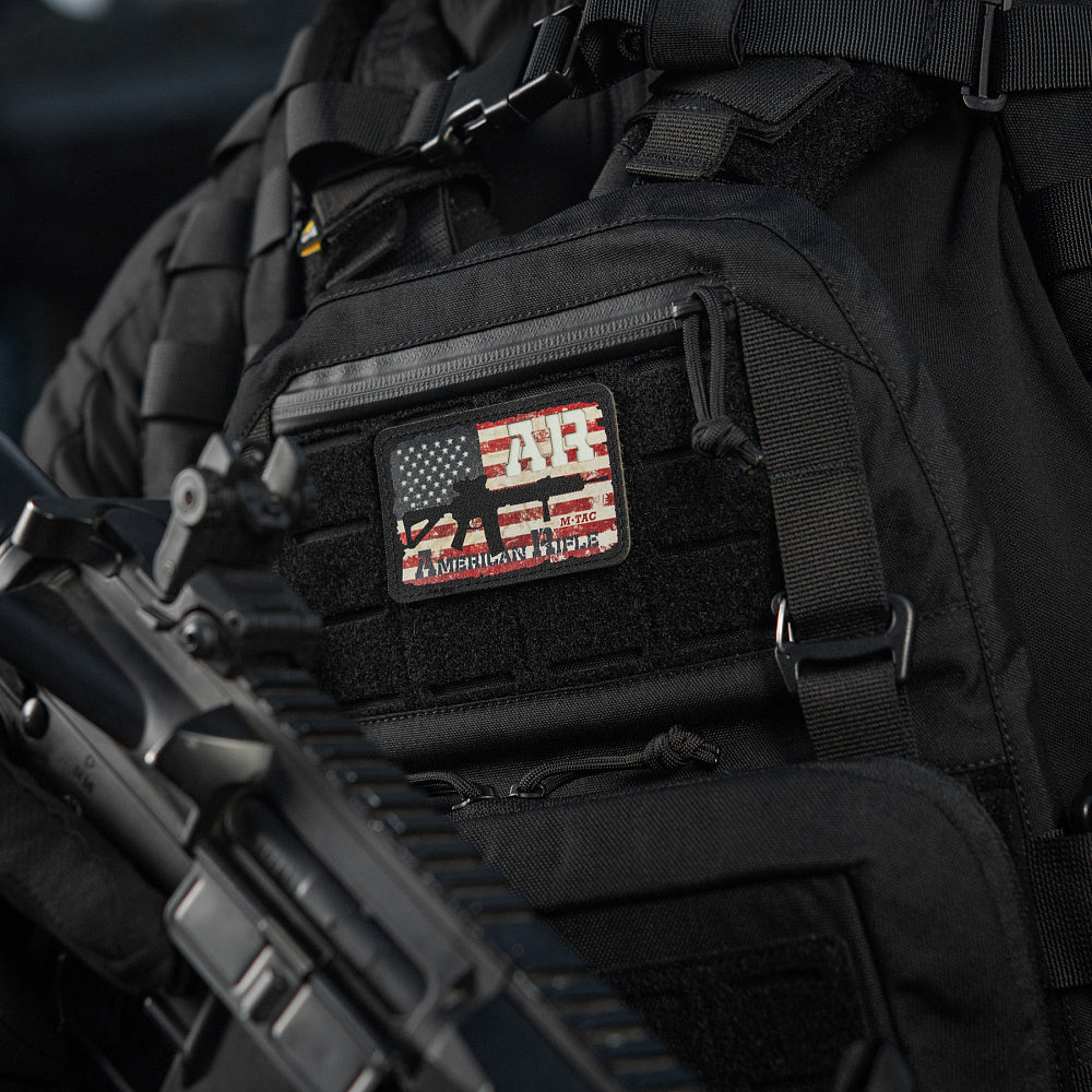 M-Tac patch AR-15 American Rifle (80x50 mm)