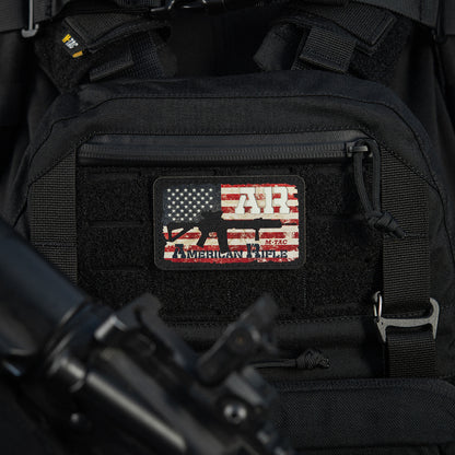 M-Tac patch AR-15 American Rifle (80x50 mm)