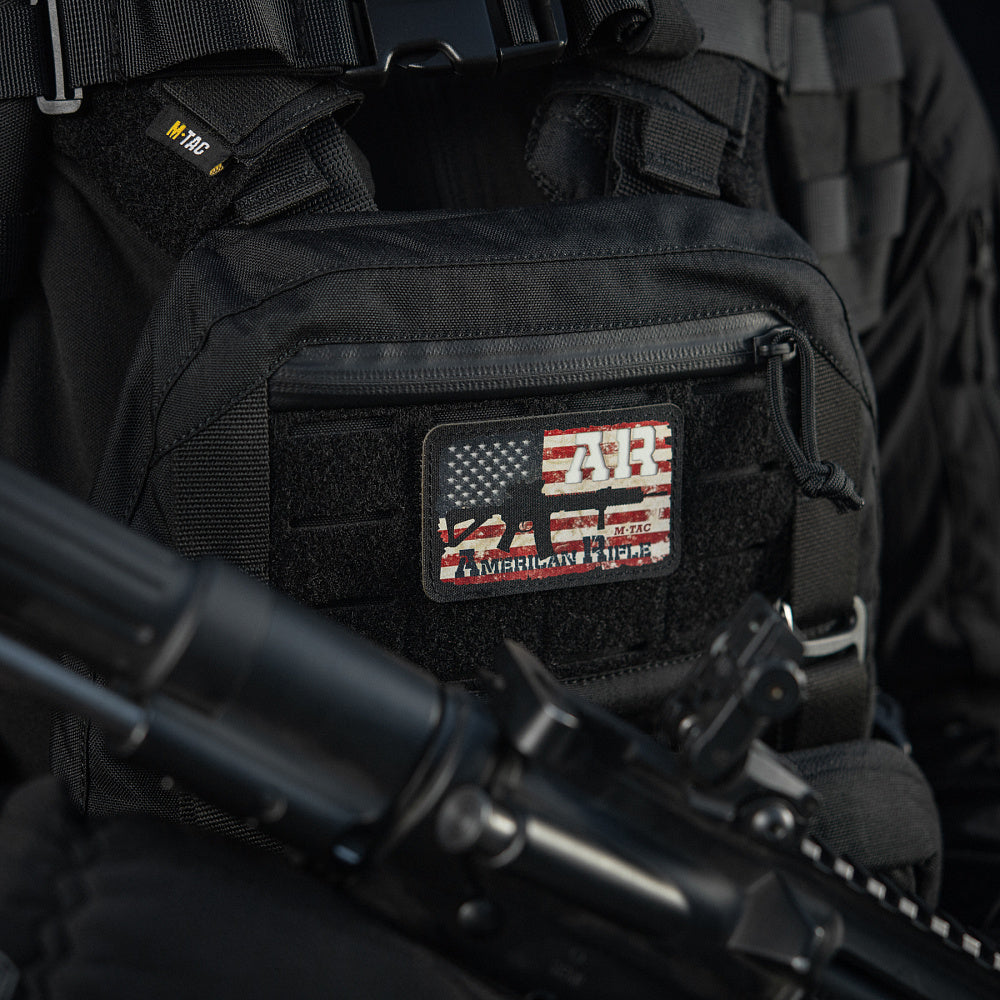 M-Tac patch AR-15 American Rifle (80x50 mm)