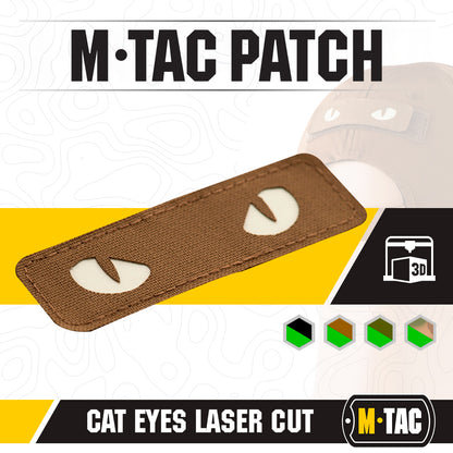 Patch Cat Eyes Laser Cut