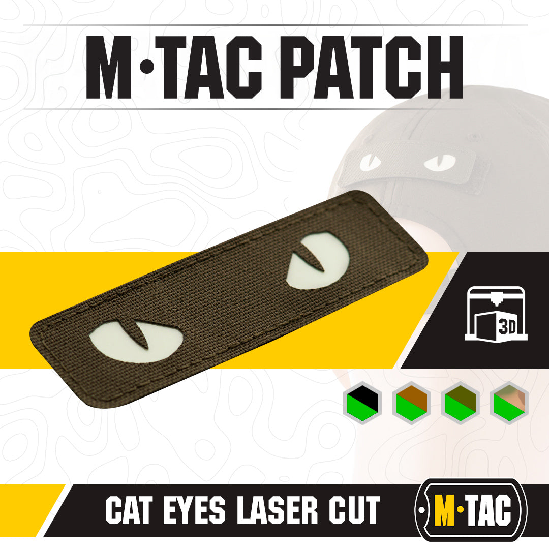 Patch Cat Eyes Laser Cut