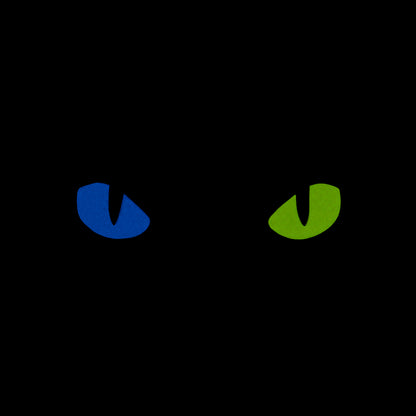 Patch Cat Eyes Laser Cut