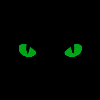 Patch Cat Eyes Laser Cut