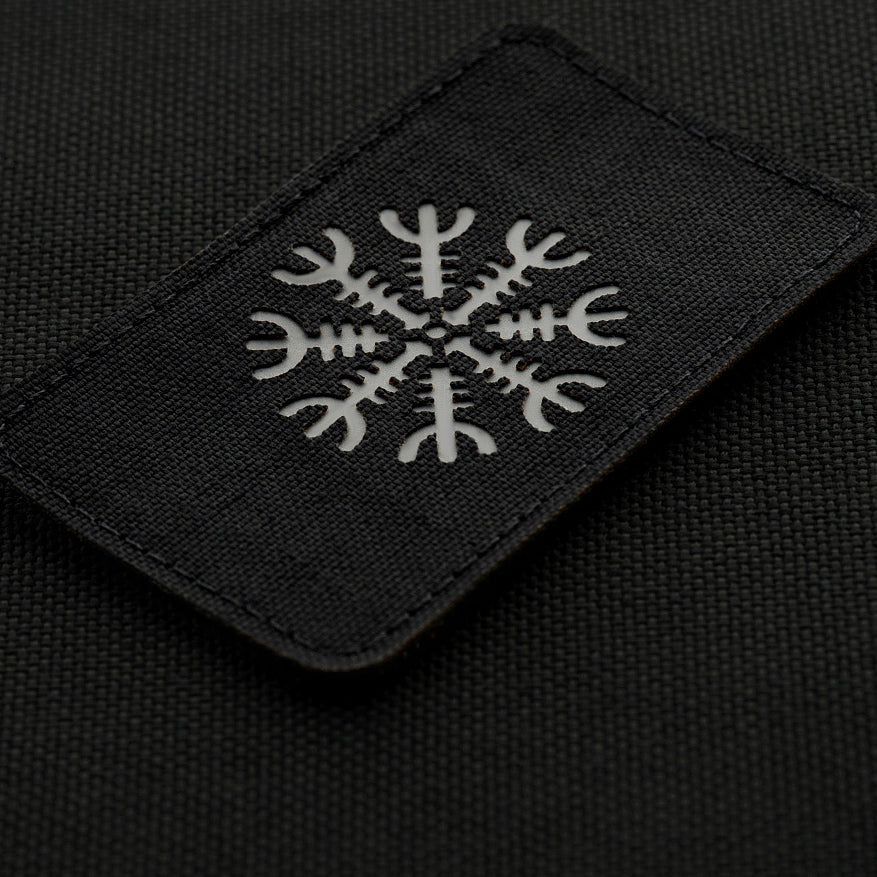 Patch Helmet of Horror horizontal Laser Cut