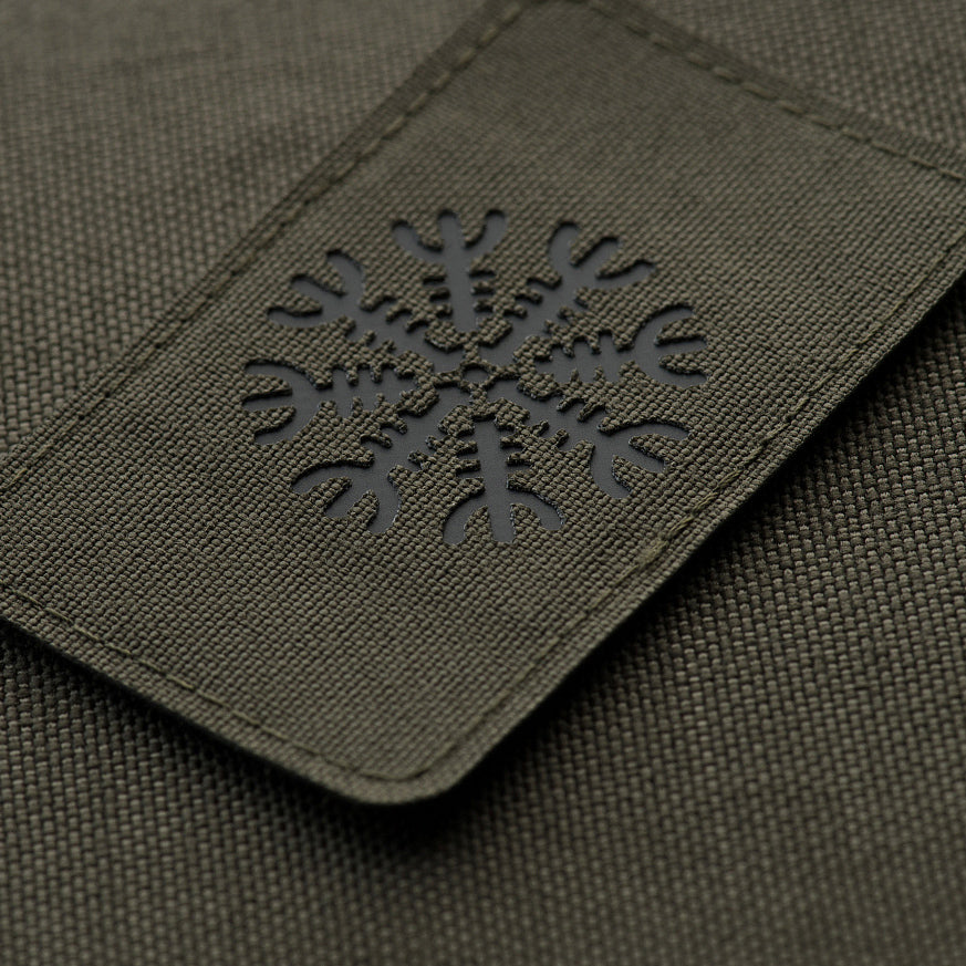 Patch Helmet of Horror horizontal Laser Cut