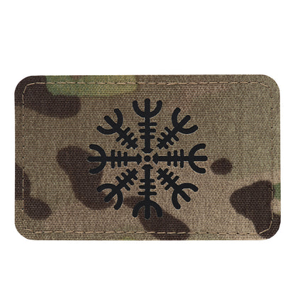 Patch Helmet of Horror horizontal Laser Cut