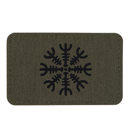 Patch Helmet of Horror horizontal Laser Cut