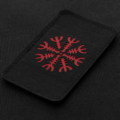 Patch Helmet of Horror horizontal Laser Cut