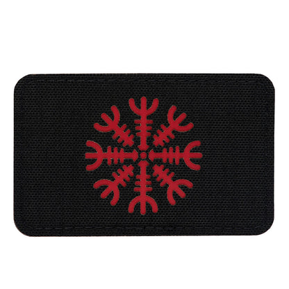 Patch Helmet of Horror horizontal Laser Cut