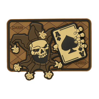 Patch Joker Skull 3D PVC