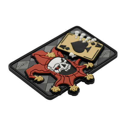 Patch Joker Skull 3D PVC