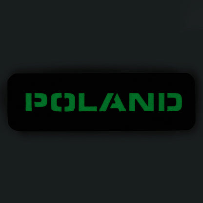 Patch Poland 25x80 Laser Cut