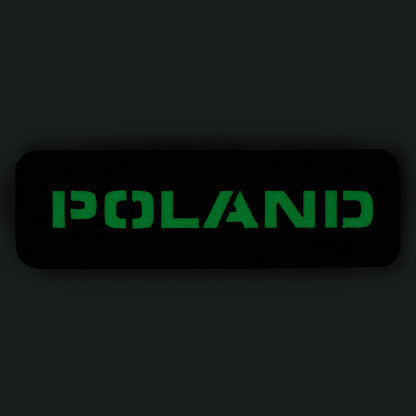 Patch Poland 25x80 Laser Cut