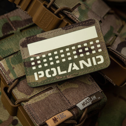 Patch Poland (with flag) 50x80 Laser Cut