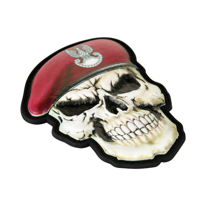 Patch skull in beret Poland (Airborne forces)