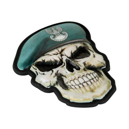 Patch skull in beret Poland (Land Forces)