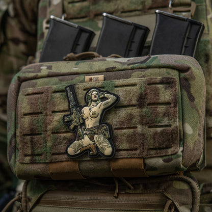 Patch Tactical Girl #1 Skandinavik with Mjollnir PVC