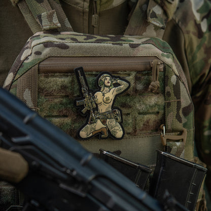 Patch Tactical Girl #1 Skandinavik with Mjollnir PVC