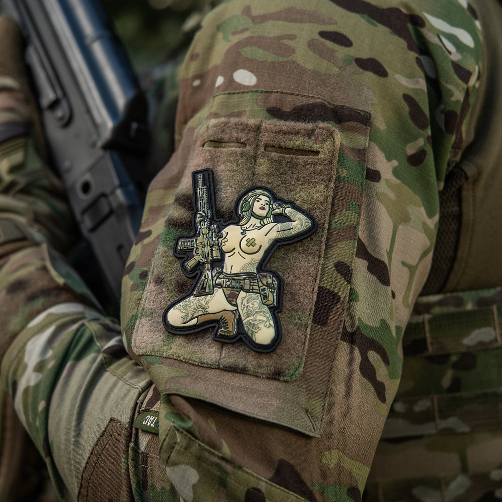 Patch Tactical Girl #1 Skandinavik with Mjollnir PVC