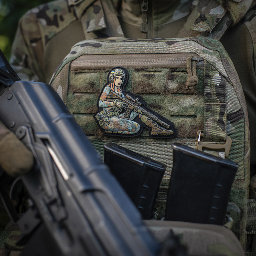 Patch Tactical girl #2 Yakuza brunet PVC