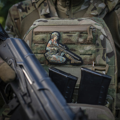 Patch Tactical girl #2 Yakuza brunet PVC