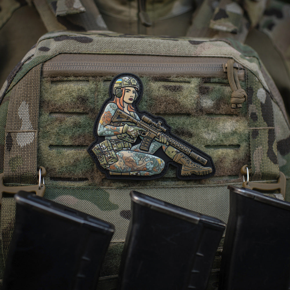 Patch Tactical girl #2 Yakuza brunet PVC
