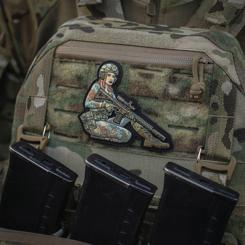 Patch Tactical girl #2 Yakuza brunet PVC