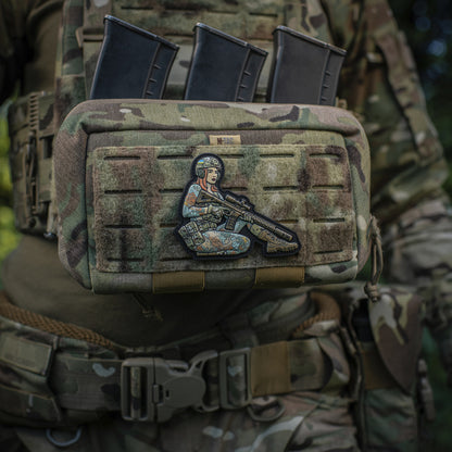 Patch Tactical girl #2 Yakuza brunet PVC
