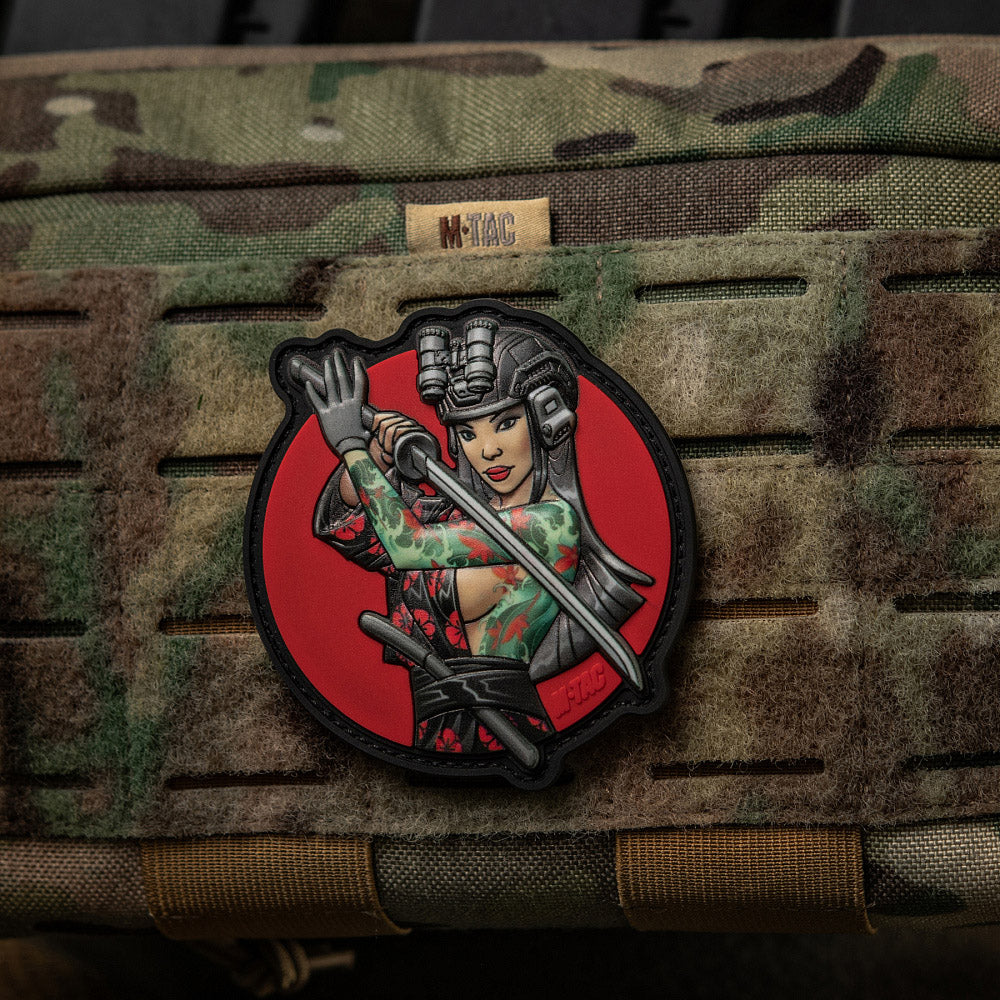 Patch Tactical girl #3 Watterfall Turquoise PVC