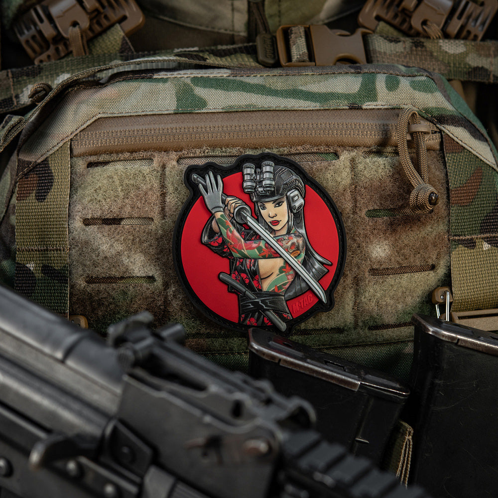 Patch Tactical girl #3 Watterfall PVC