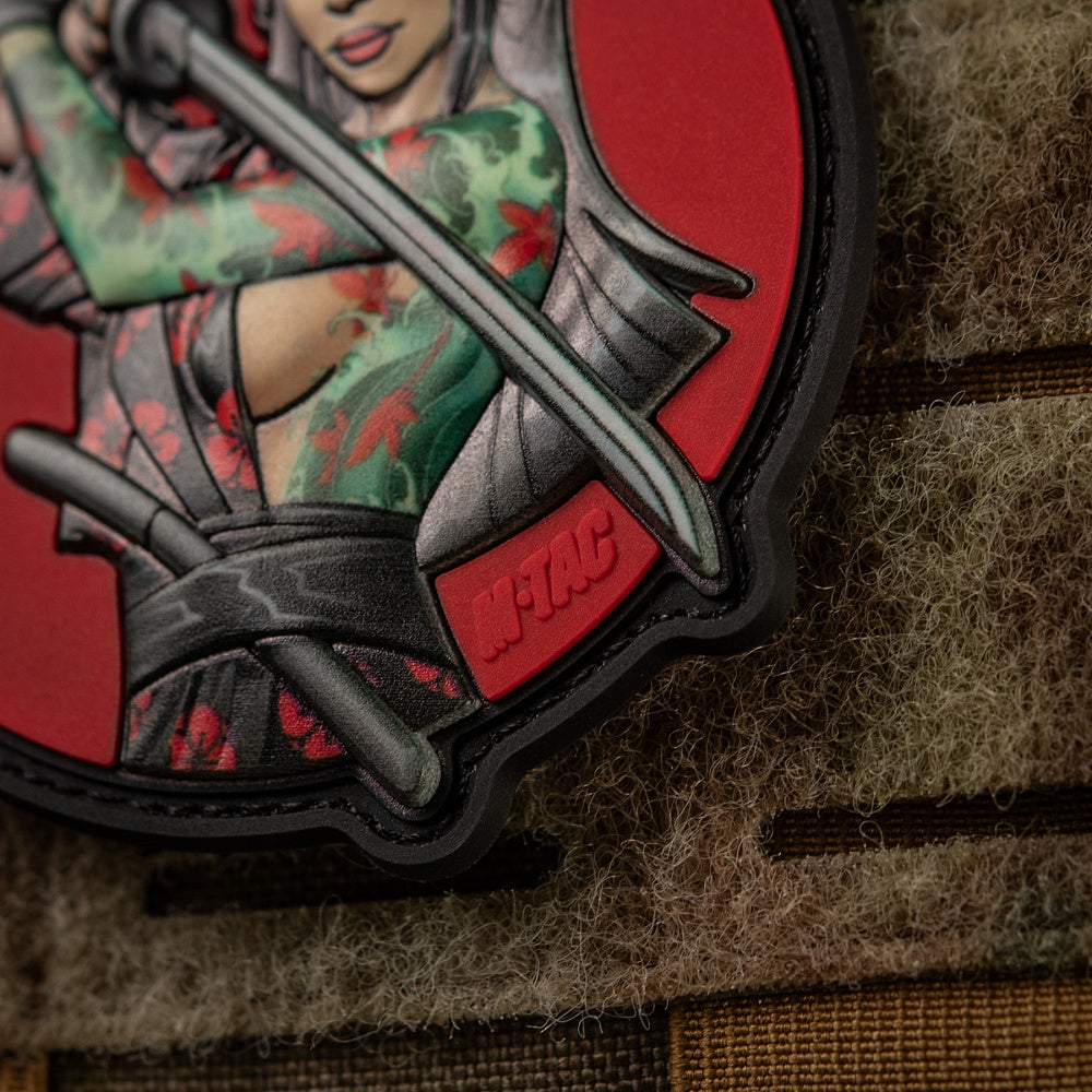 Patch Tactical girl #3 Watterfall Turquoise PVC