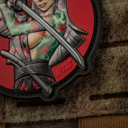Patch Tactical girl #3 Watterfall Turquoise PVC