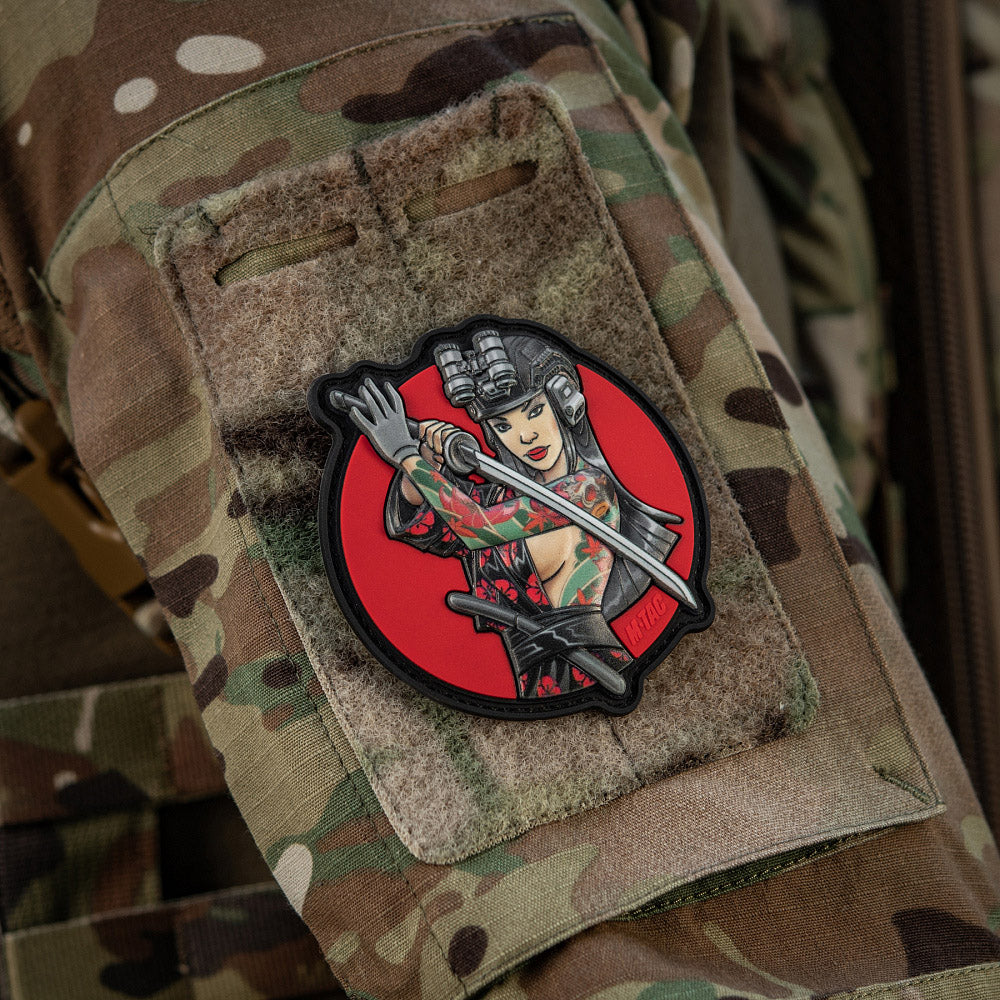 Patch Tactical girl #3 Watterfall PVC