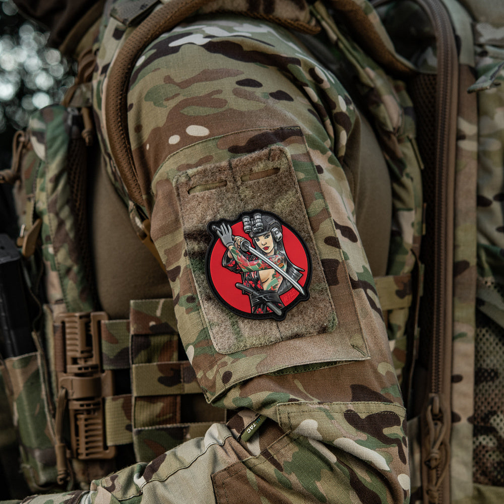 Patch Tactical girl #3 Watterfall PVC