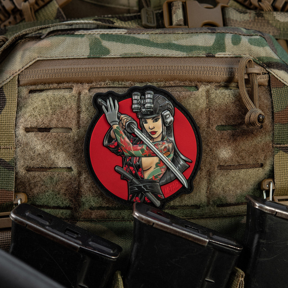 Patch Tactical girl #3 Watterfall PVC