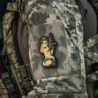 Patch Tactical Girl #4 PVC