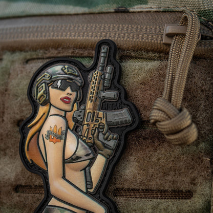 Patch Tactical Girl #4 PVC