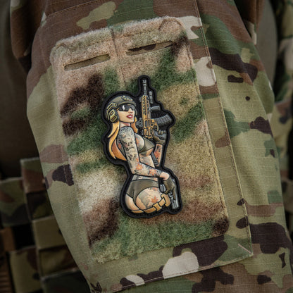 Patch Tactical Girl #4 PVC