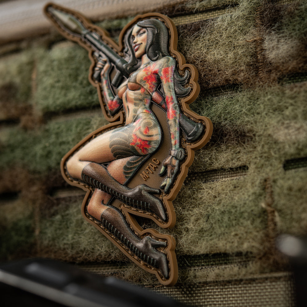 Patch Tactical girl #9 RPG PVC